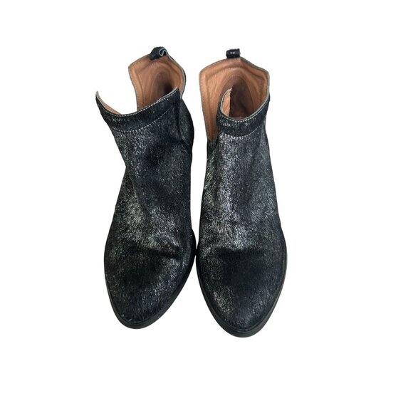 JEFFREY CAMPBELL Black Calf Hair Ankle Boots Size 7 - Picture 7 of 7